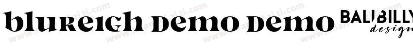 Blureigh Demo Demo字体转换